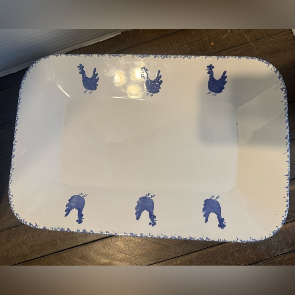 Vintage Sponge wear Platter